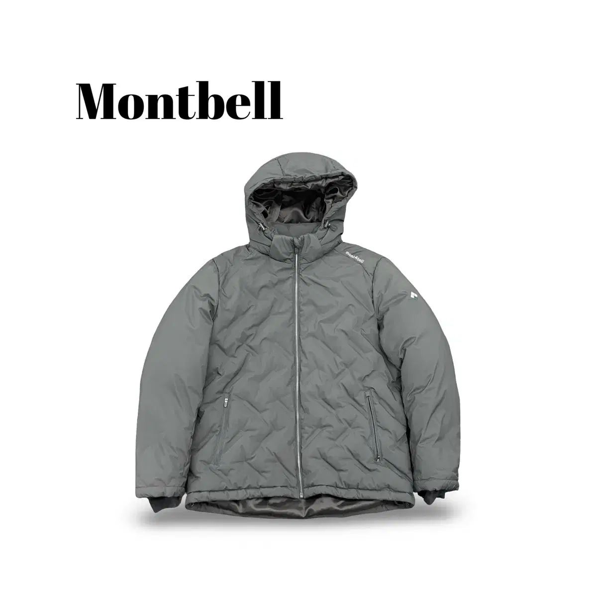 mont-bell ダウンジャケット XL グレー 100)モンベル ダウン ジャケット グレー