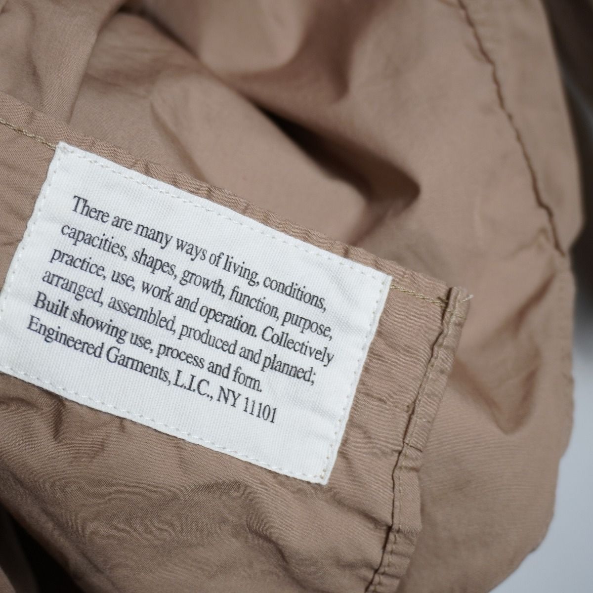 美品 Engineered Garments エンジニアド ガーメンツ WORK SHIRT 長袖