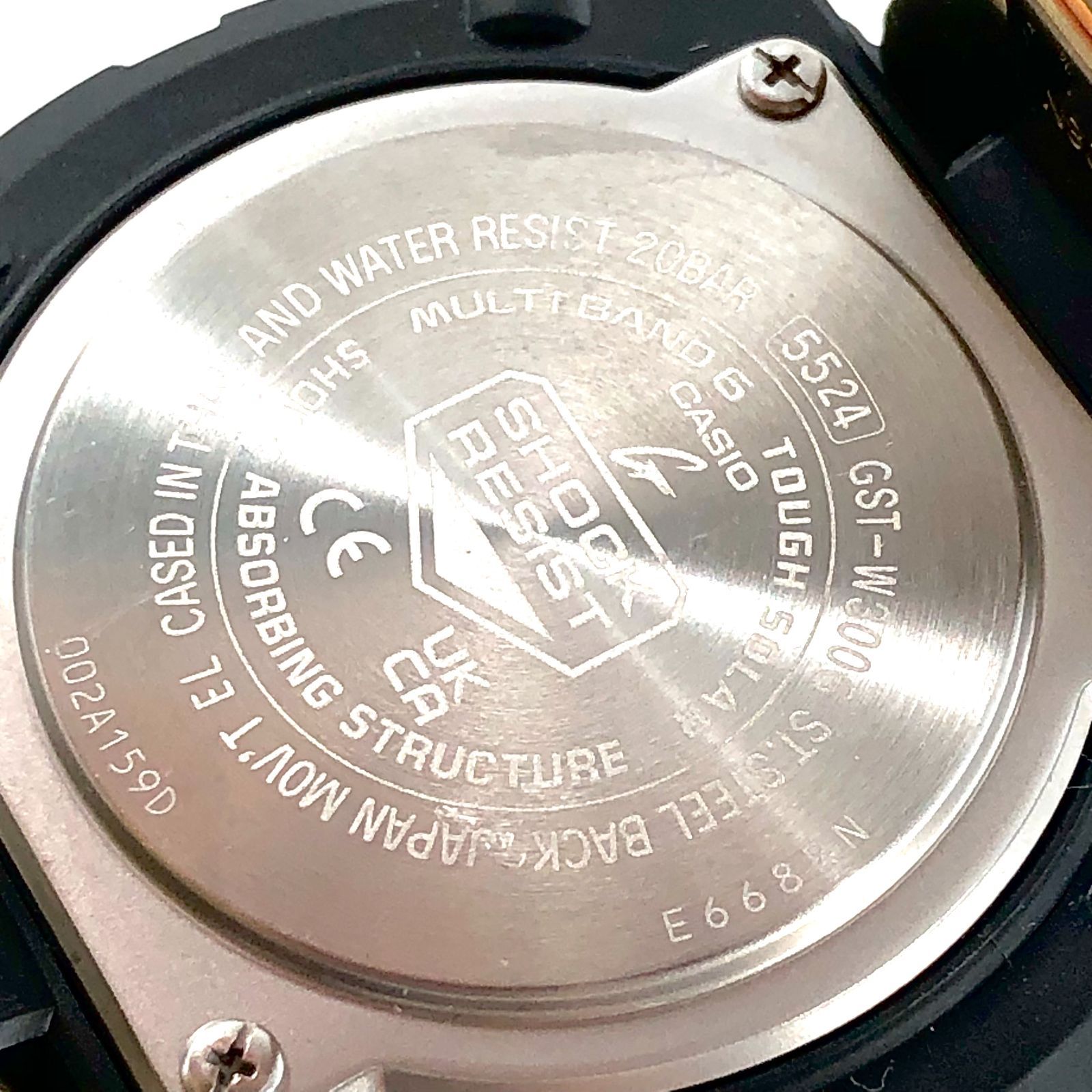 G-SHOCK GST-W300G ST ブラック 5524 G-SHOCK - G-STEEL - Mid Size