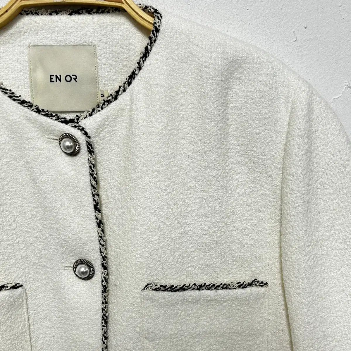 O!RUL8,2? ORR 白 ツイード ジャケット