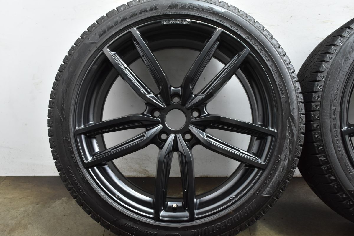  バリ溝 ケレナーズ 19 in 8 J 30 PCD 112 ブリヂストン ブリザックVRX 3 245 40 R BMW G 31 5シリーズ 26 4シリーズグランクーペ 19インチ タイヤ ホイールセット