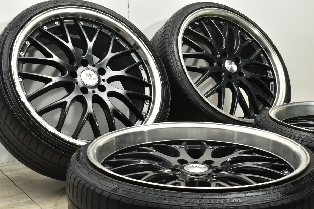 カスタム用に ロクサーニ マルチフォルケッタ 20 in 8 5 J 35 9 40 PCD 114 3 ウィンラン R 330 225 アルファード スカイライン