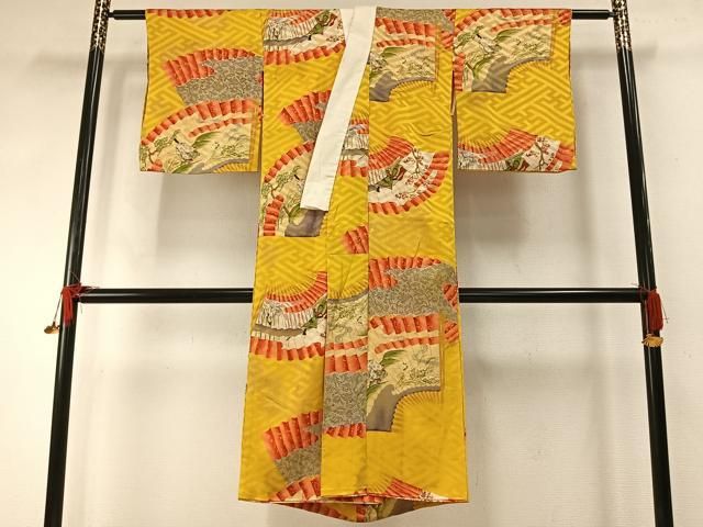 平和屋着物●長襦袢　袷　地紙人物文　正絹　逸品　AABD0615fy 平和屋着物○長襦袢 袷 地紙人物文 正絹 逸品 AABD0615fy - メルカリ