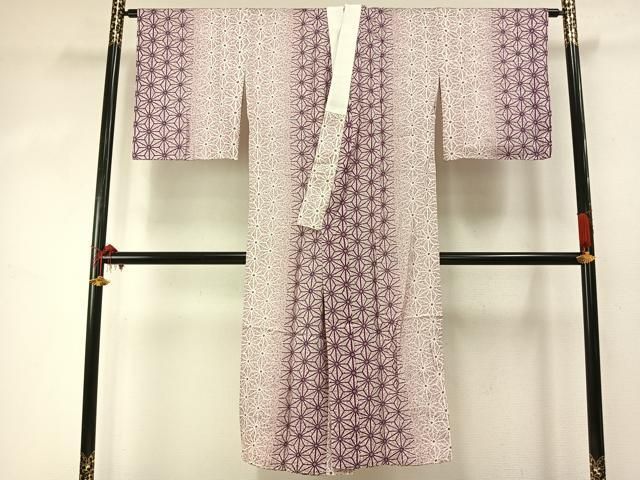 平和屋着物●長襦袢　無双仕立て　麻の葉文様　正絹　逸品　AABD0621fy 平和屋着物○長襦袢 無双仕立て 麻の葉文様 正絹 逸品 AABD0621fy