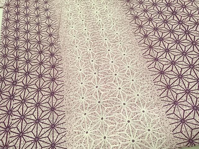 平和屋着物●長襦袢　無双仕立て　麻の葉文様　正絹　逸品　AABD0621fy 平和屋着物○長襦袢 無双仕立て 麻の葉文様 正絹 逸品 AABD0621fy