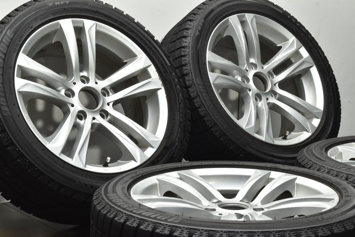 バリ溝 MAK BIMMER 17 in 7 5 J 38 PCD 120 製 ブリヂストン ブリザック RFT 225 50 R BMW F 30 31 E 90 3シリーズ ランフラット