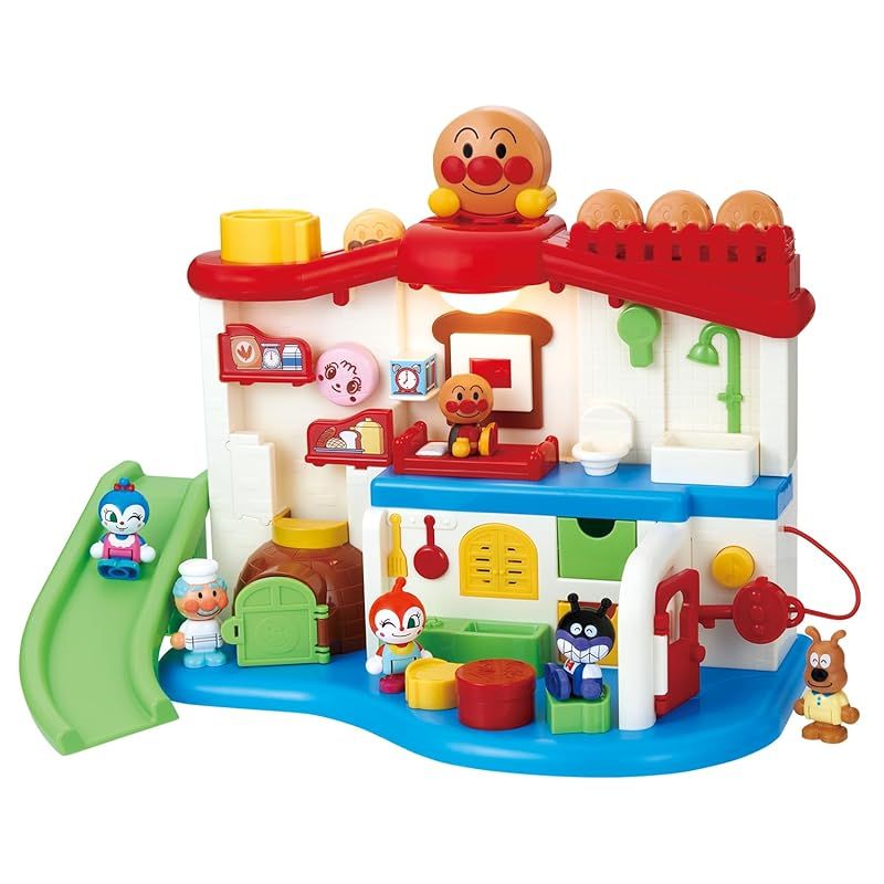 バンダイ BANDAI サウンドいろいろ ライトがピカッ なかまたちとあそぼう アンパンマンはじめてハウスDX 対象年齢 2 才以上