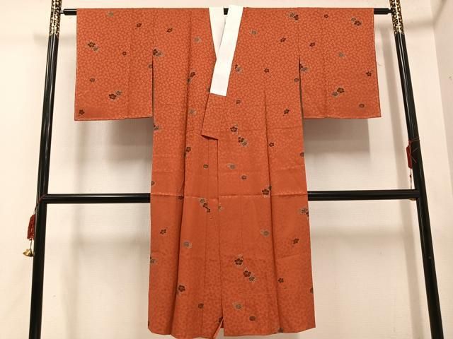 平和屋着物 長襦袢 無双仕立て 舞花文 金彩 正絹 ph