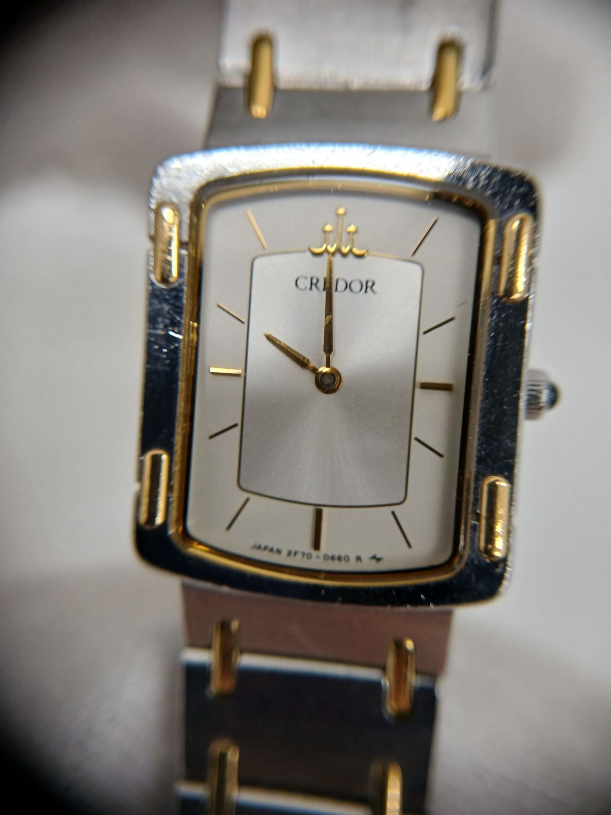 セイコー SEIKO クレドール 腕時計 クオーツ 2F70-5600 SS×K18YG