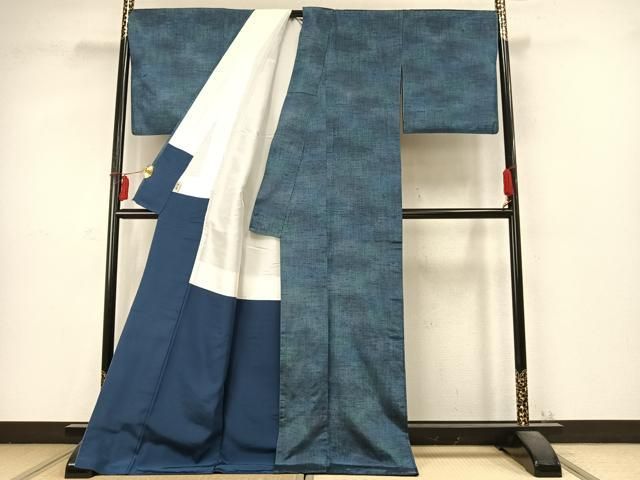 平和屋着物●上質な紬　縞　ロング丈　正絹　逸品　AABD0544fy 平和屋着物○上質な紬 縞 ロング丈 正絹 逸品 AABD0544fy - メルカリ