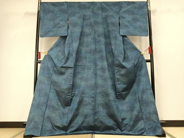 平和屋着物○上質な紬 縞 ロング丈 正絹 逸品 AABD0544fy - メルカリ