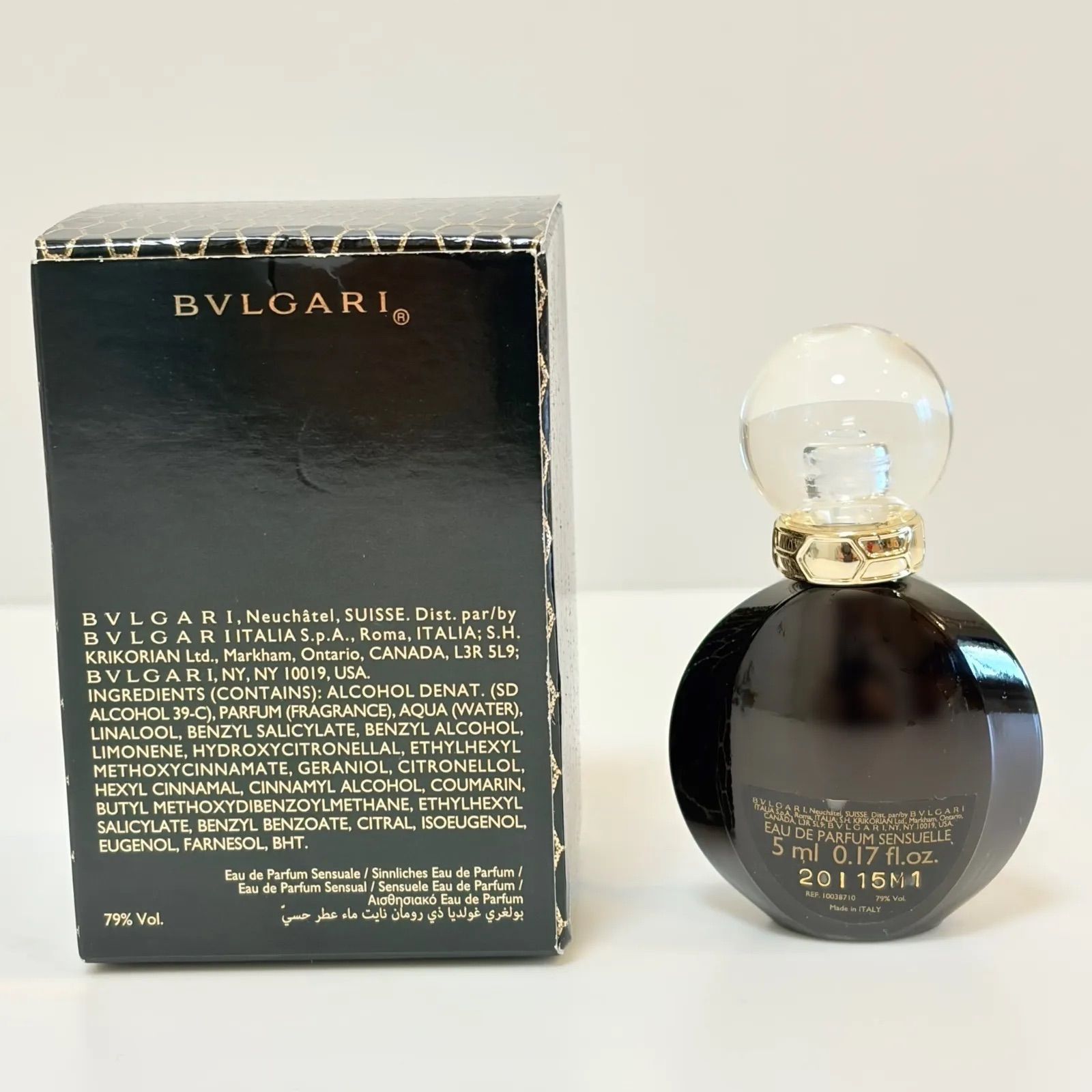 新品未使用 BVLGARI GOLDEA THE ROMAN NIGHT EAU DE PARFUM SENSUELLE