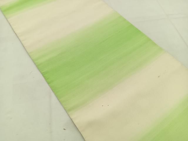 平和屋着物 爪掻き本綴れ 九寸名古屋帯 横段文 正絹 mz