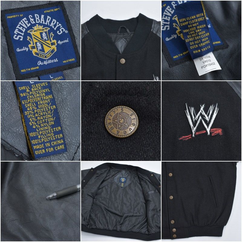 90〜00s Y2K STEVE & BARRY'S WWE レイミステリオ フェイクレザー