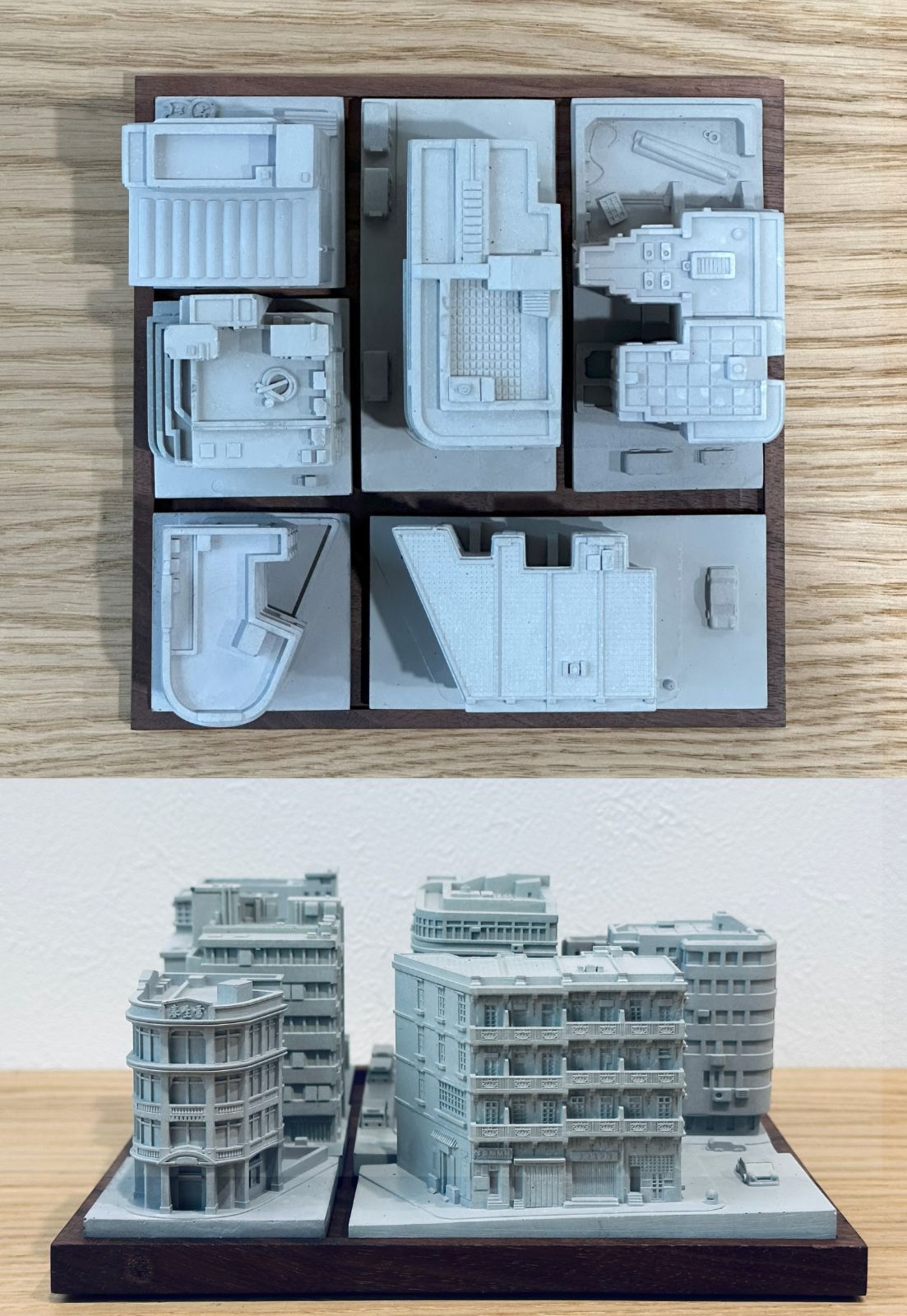 無瑣事事 むさじじ Mososisi 手作りセメント ジオラマ 香港建物模型 6