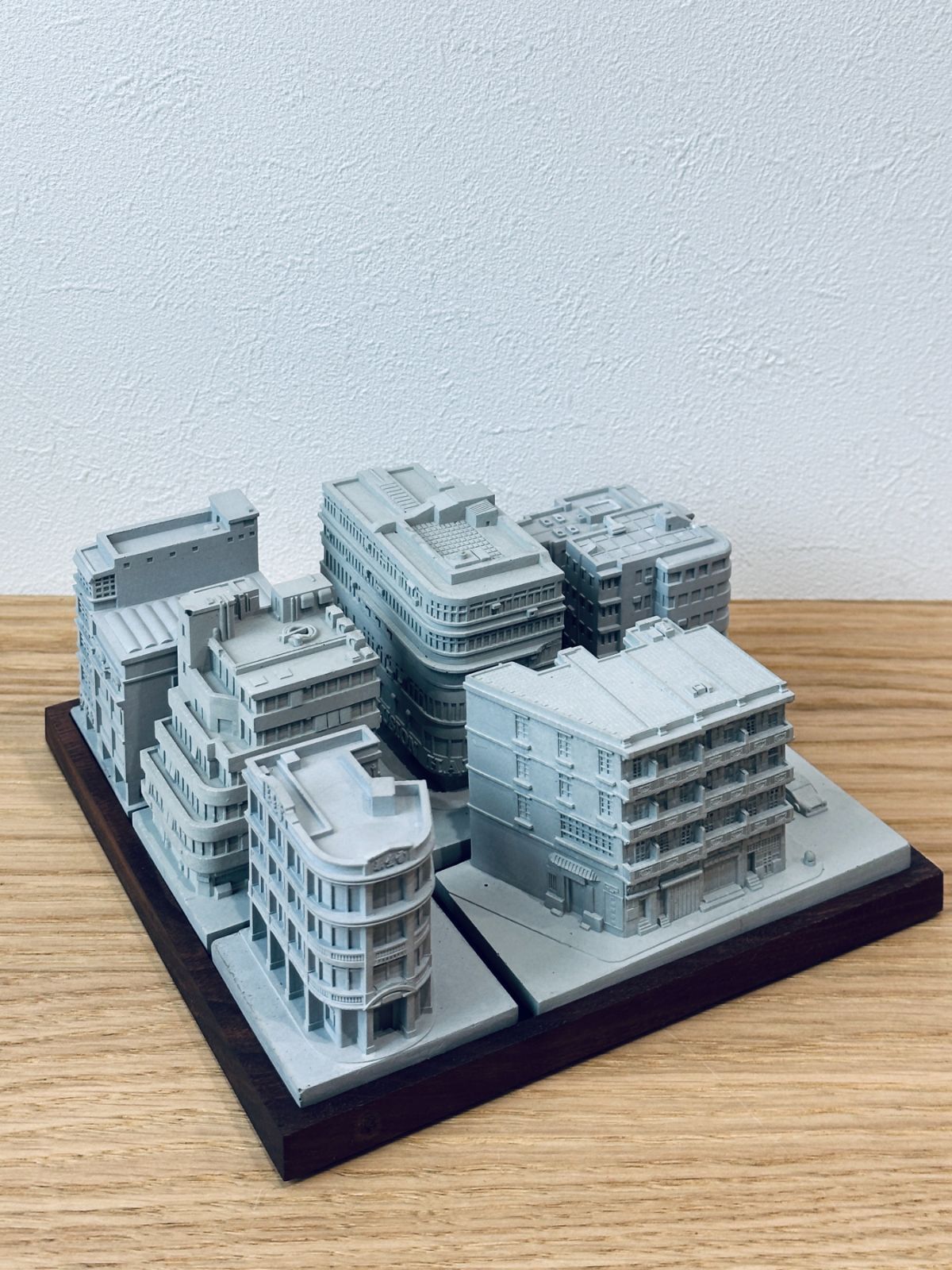 無瑣事事 むさじじ Mososisi 手作りセメント ジオラマ 香港建物模型 6