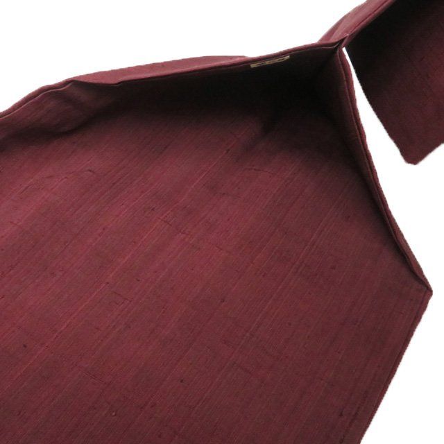 絞り染め 葡萄茶色