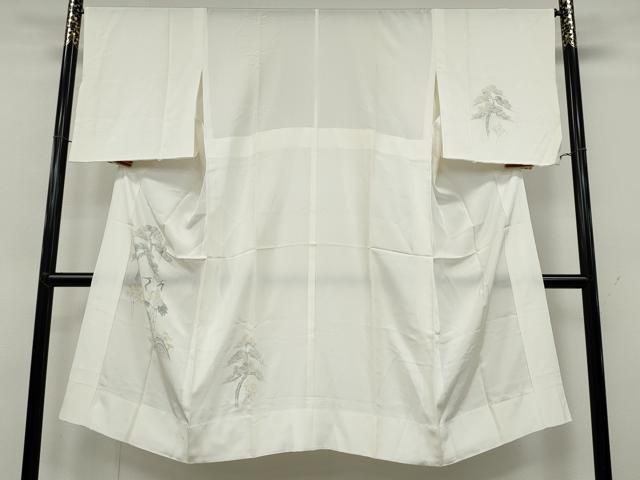 平和屋着物 長襦袢 無双仕立て 手描き 松鶴文 正絹 ut