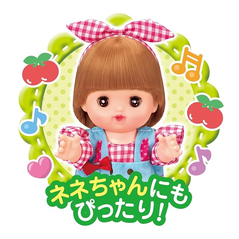 新品】 メルちゃん きせかえセット うさちゃんデニムワンピ 1851603