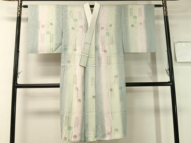 平和屋着物 長襦袢 無双仕立て 梅花文 暈し染め 鈴乃屋扱い 正絹 vp