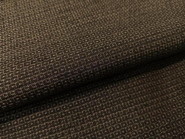 平和屋着物○男性 紬 アンサンブル 100亀甲 正絹 逸品 未使用