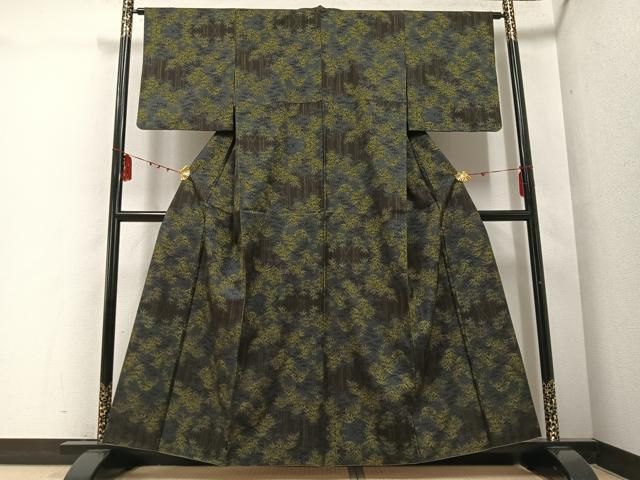 平和屋着物●本場大島紬　一元絣　笹竹文　正絹　逸品　AABD8870ph 平和屋着物○本場大島紬 一元絣 笹竹文 正絹 逸品 AABD8870ph - メルカリ