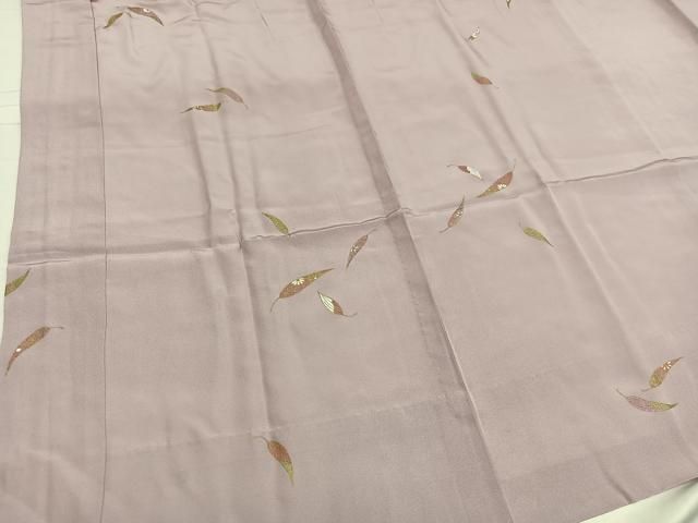 平和屋着物○長襦袢 無双仕立て 舞葉文 金彩 やまと誂製 正絹 逸品