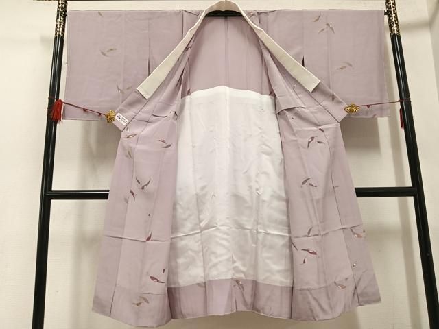 平和屋着物 長襦袢 無双仕立て 舞葉文 金彩 やまと誂製 正絹 ph