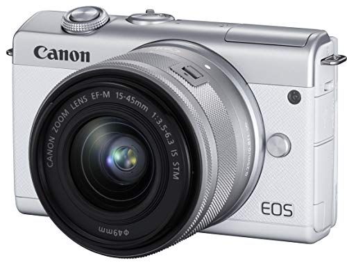 Canon ミラーレス一眼カメラ EOS M 200 標準ズームキット ホワイト