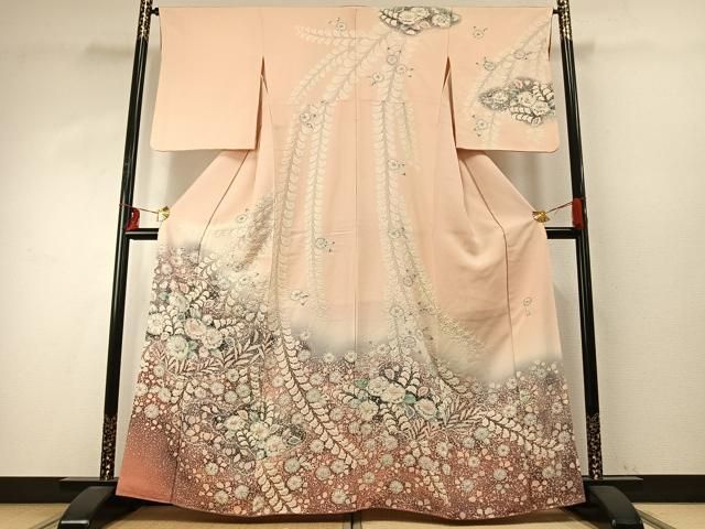 平和屋着物○越後十日町の一流染匠 桐屋・翠山工房 訪問着 辻が花 絞り