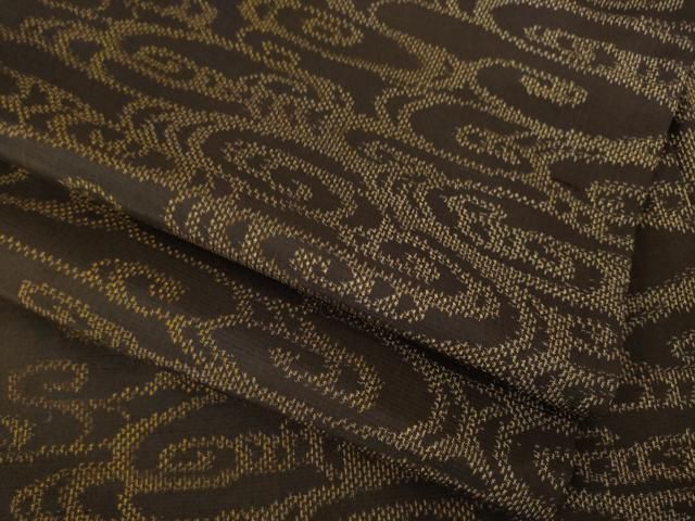 平和屋着物 上質な紬 流水間道 正絹 AABE0253ck