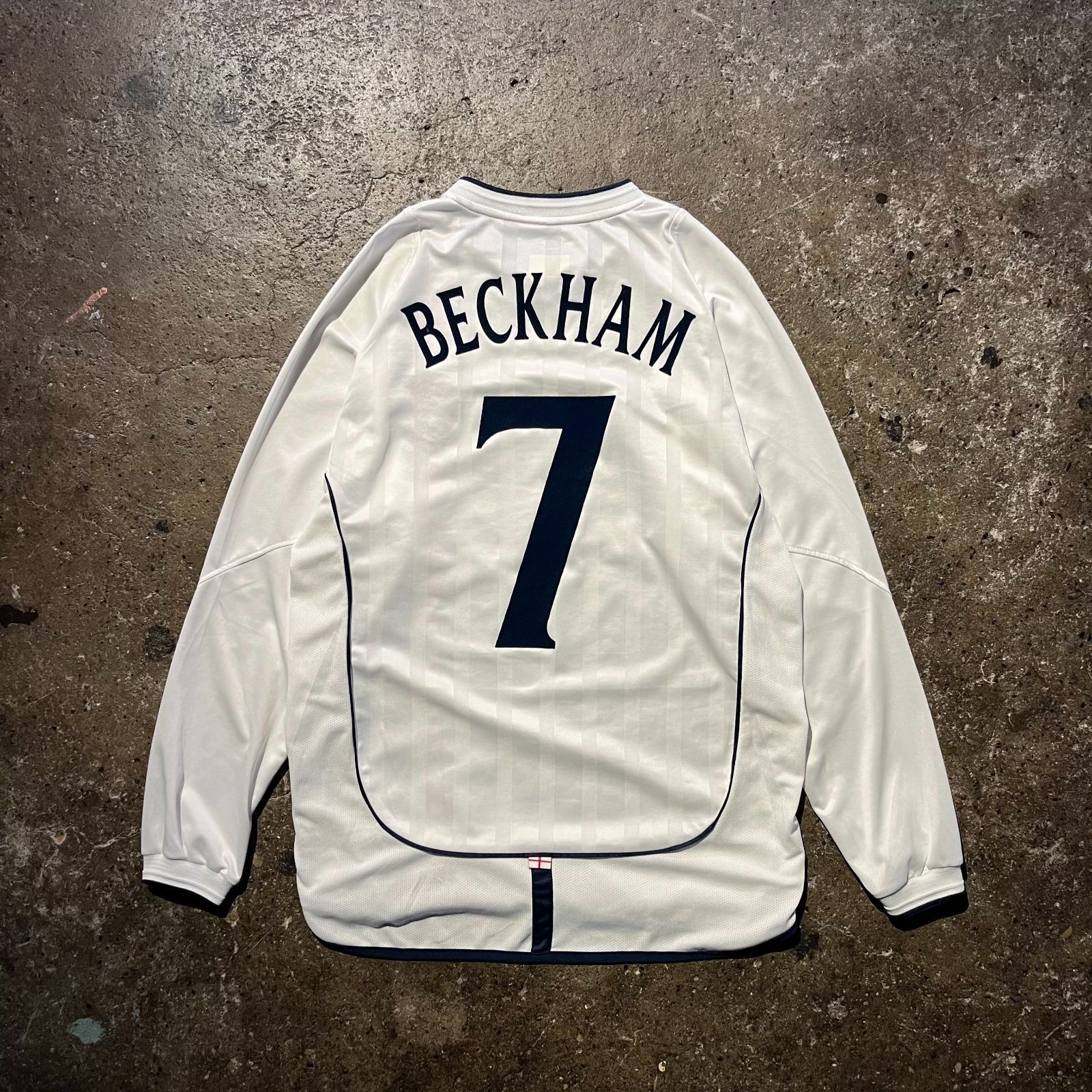 ENGLAND #7 BECKHAM 2001-2003 1st ホーム 長袖 ユニフォーム
