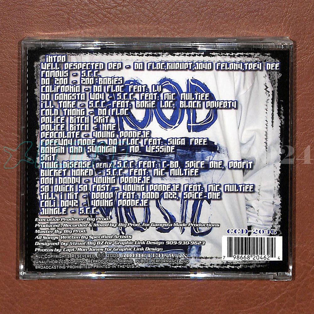 【g-rap】big brothers productions 新品未使用 G-RAP/GANGSTA】BIG PROD. presents HOOD MUSIC VOL.ONE [2025/11