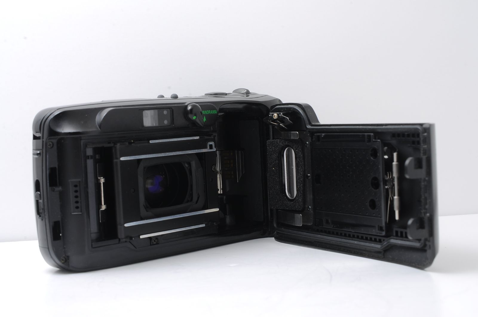 OLYMPUS μ mju ZOOM PANORAMA ブラック 動作良好 ズーム搭載 人気