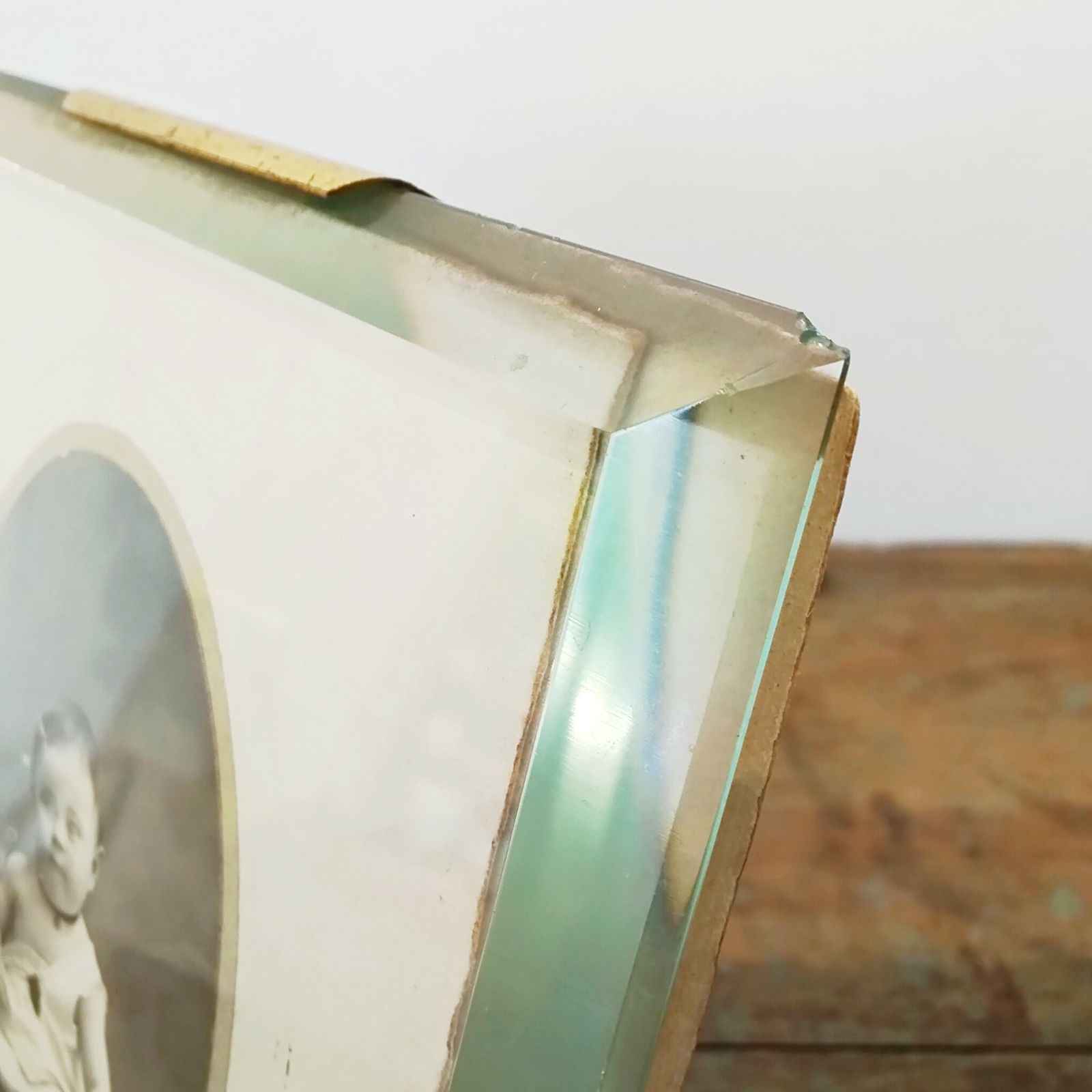 フランス アンティーク フォトフレーム ガラス 1900年代初期 20世紀