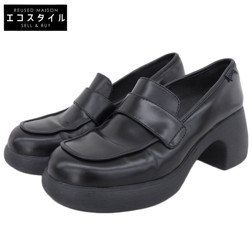 CAMPER カンペール テルマ ヒール パンプス ローファー シューズ レディース ブラック 38 K 201292 016