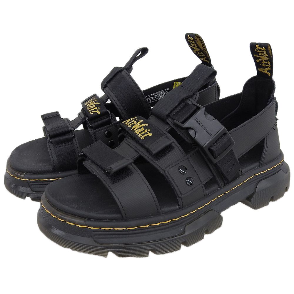 Dr.Martens ドクターマーチン Pearson ストラップ サンダル シューズ ブラック レディース 5 UK
