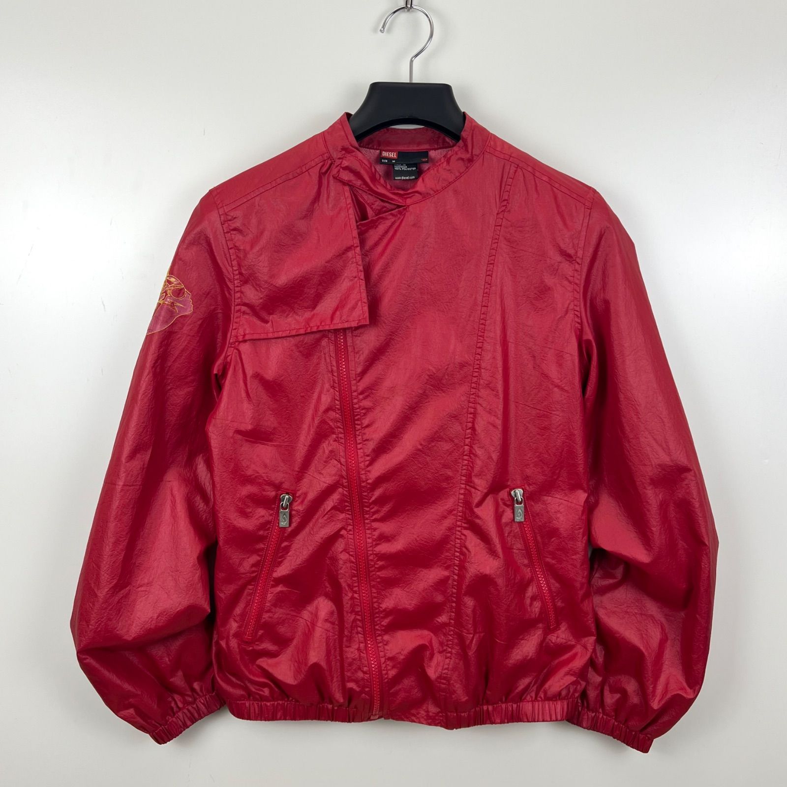 DIESEL 00s y2k pandora poly coating riders jacket M ディーゼル