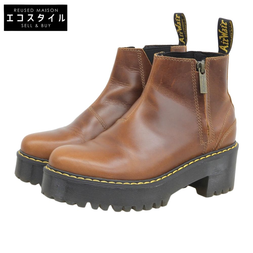 Dr.Martens ドクターマーチン サイドゴアブーツ シューズ レディース ブラウン UK4 AW006 KV07V UK4
