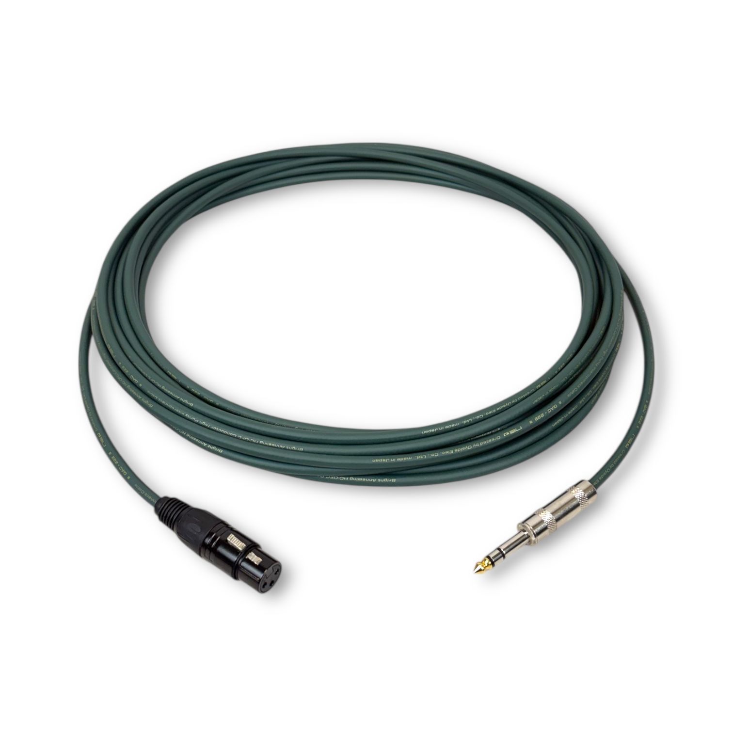 OYAIDE QAC-222 XLR TRS ケーブル 10 m