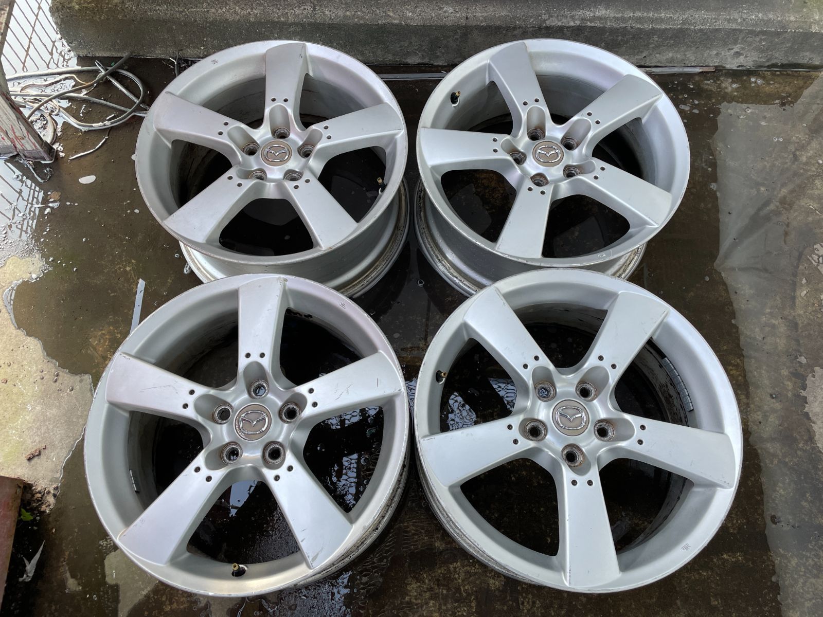 マツダ RX 8 アルミホイール 18インチ 0 J 5 H 114 3 50 4本セット 品