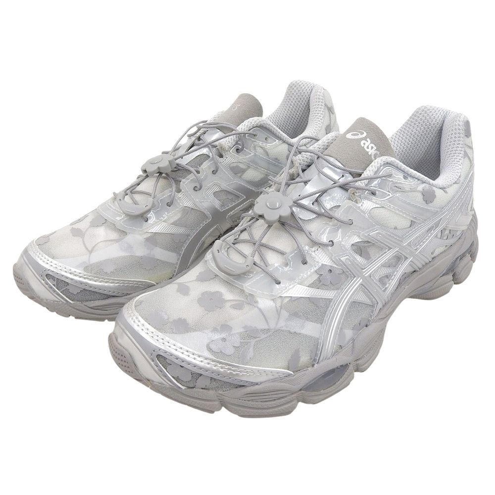 asics アシックス GEL-CUMULUS 16 SSCB ローカットスニーカー レディース グレー×シルバー 24.5 cm 6 US