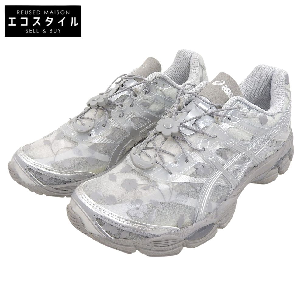asics アシックス GEL-CUMULUS 16 SSCB ローカットスニーカー レディース グレー×シルバー 24.5 cm 6 US