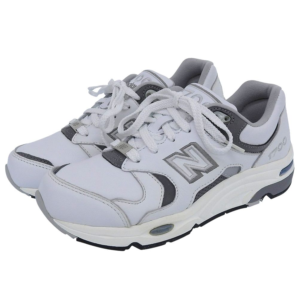 BALANCE ニュー ンス LIMITED EDITION ローカットスニーカー シューズ レディース ホワイト×グレー 24.5 cm 1700 6.5 US