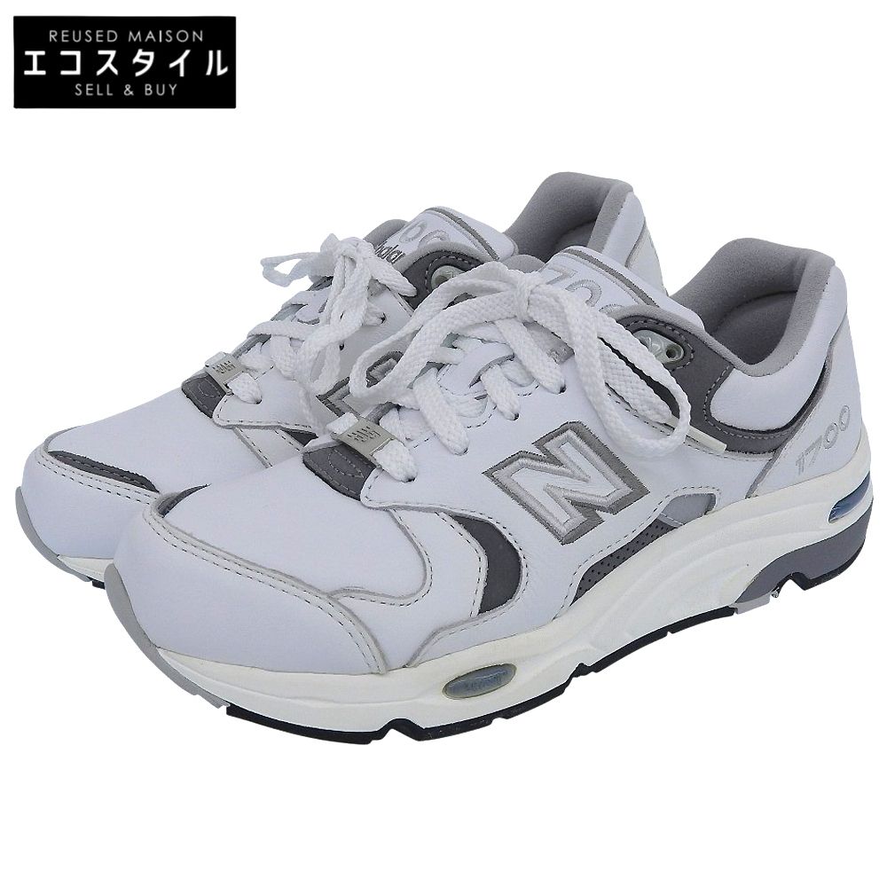 NEW BALANCE ニューバランス 未使用 LIMITED EDITION ローカットスニーカー シューズ レディース ホワイト×グレー 24.5cm CM1700LN 1700 6.5(US)