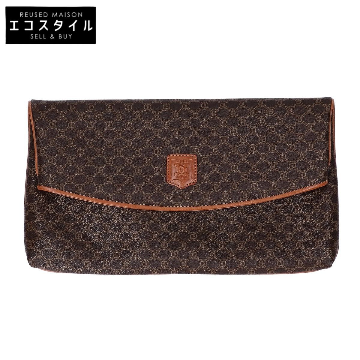 CELINE セリーヌ M 08 マカダム柄クラッチバッグ