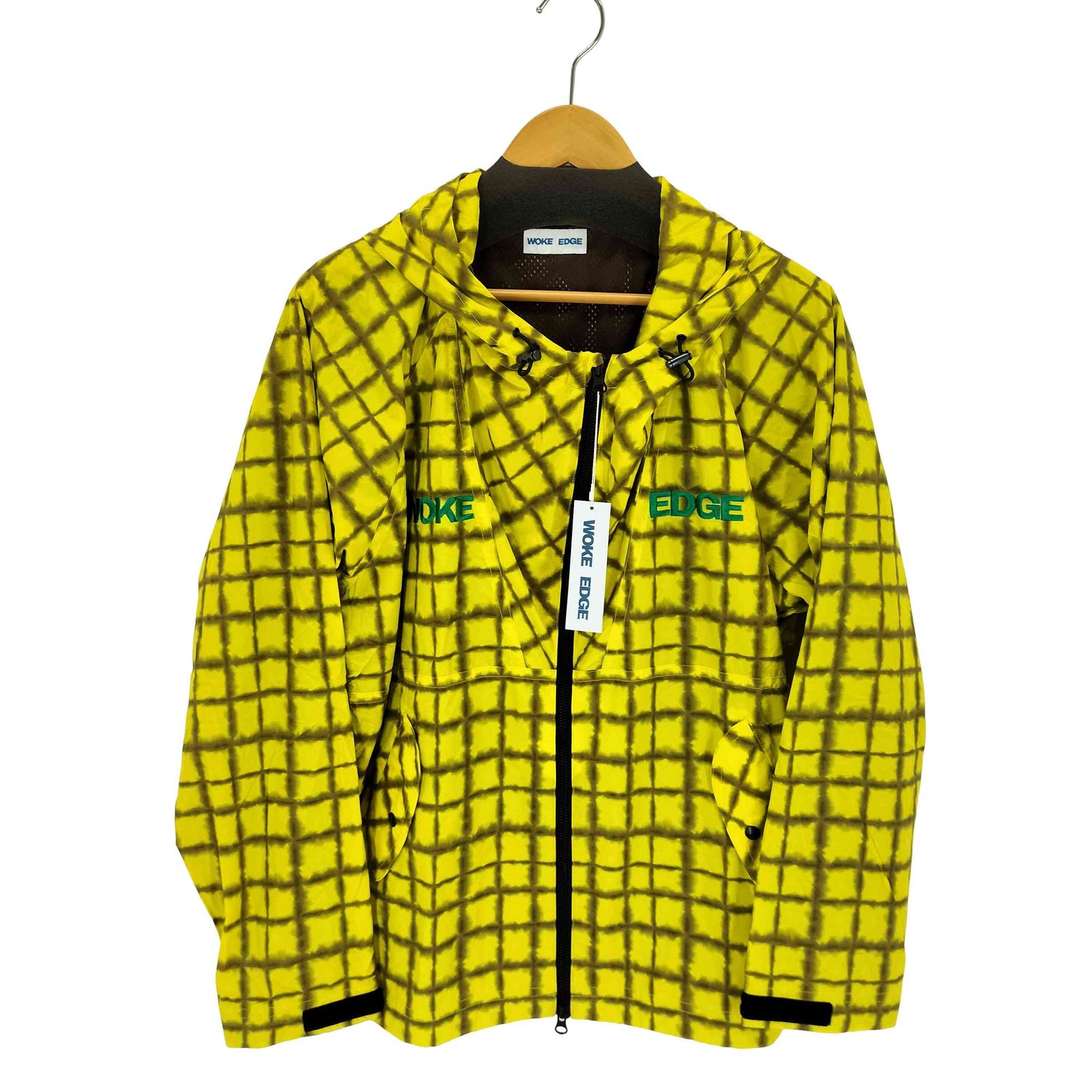 USED古着(ユーズドフルギ) {{WOKE EDGE}} Tiedye Check Parka メンズ JPN：L 【中古】【ブランド古着バズストア】 ユーズドフルギ USED古着 {{WOKE EDGE}} Tiedye Check Parka メンズ JPN：L