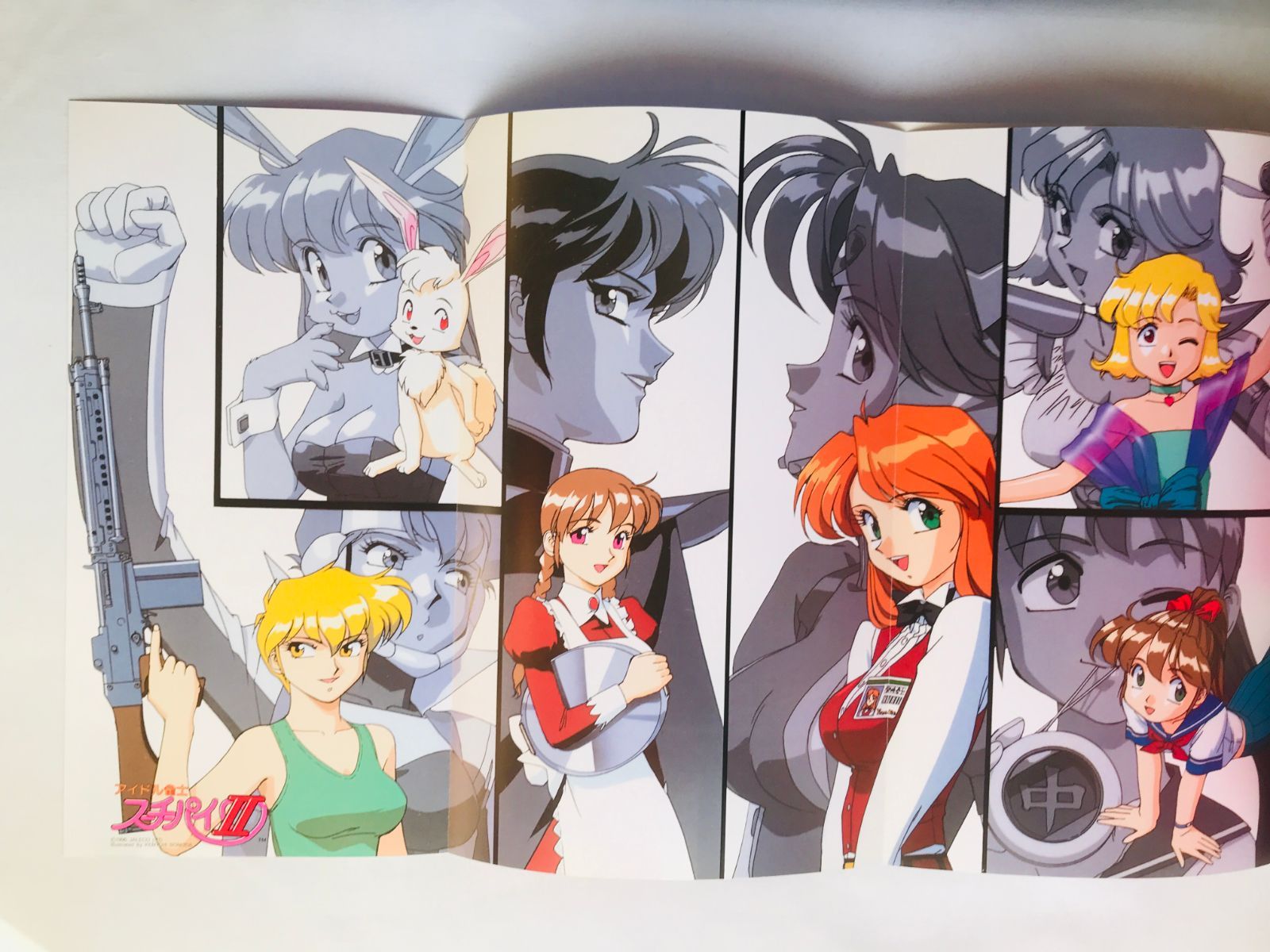 アイドル雀士 スーチーパイ II 2 原画＆設定資料集 初版 帯 ポスター