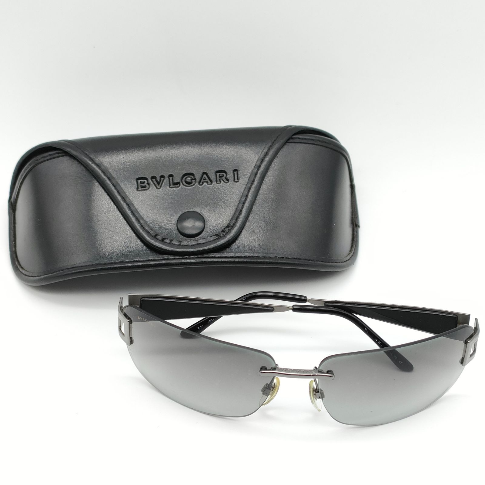 BVLGARI ブルガリ サングラス 621 メタル メガネ メンズ レディス ロゴ