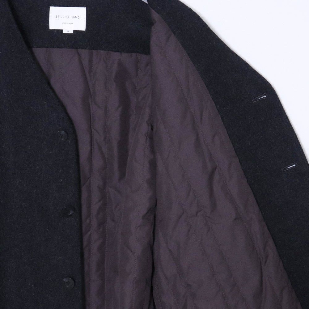 STILL BY HAND シンサレート中綿 カーディガン ブルゾン サイズ50 